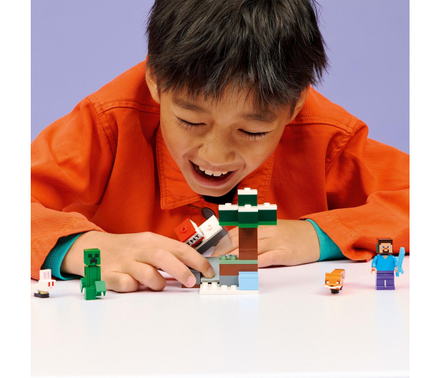 LEGO MINECRAFT 21583 Przygoda Steve’a w tajdze - 1473415 - zdjęcie 4